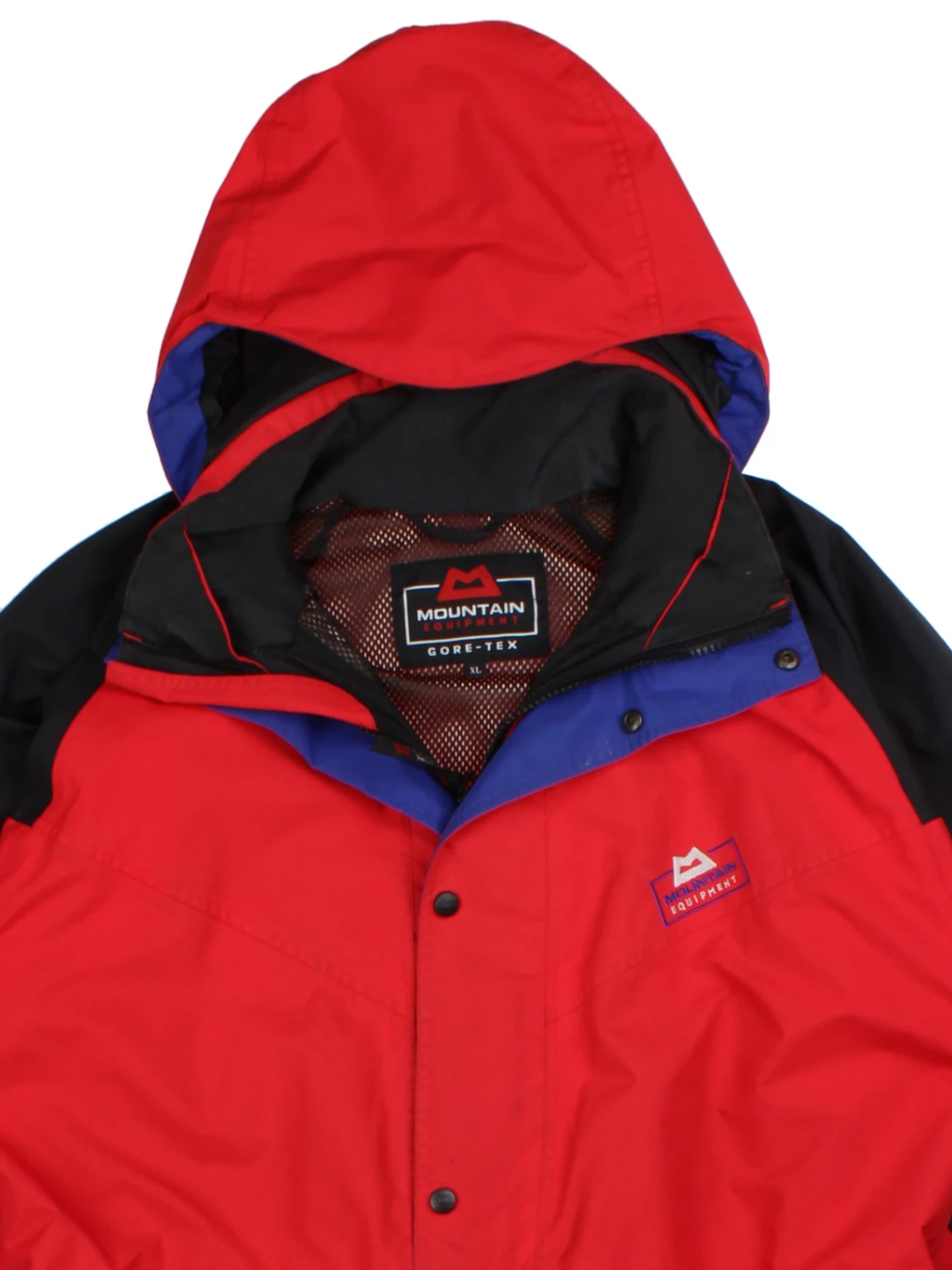 90's Mountain Equipment Red Hooded Jacket (Size XL)