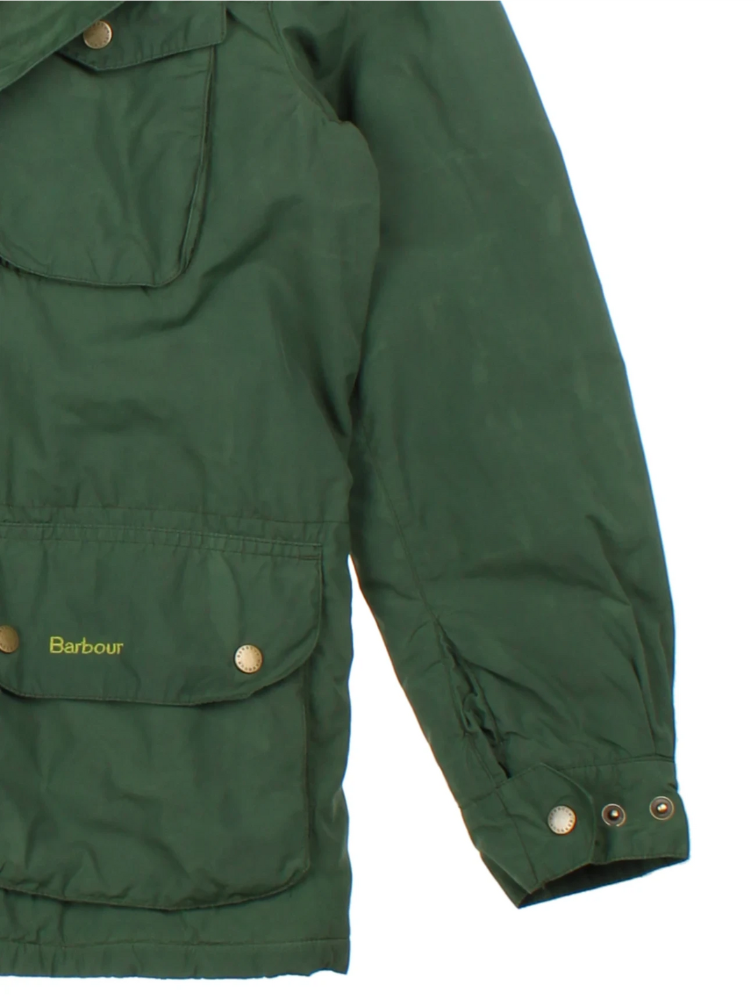 Barbour Green Hooded Parka (Size S)