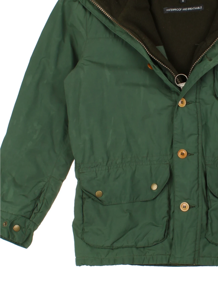 Barbour Green Hooded Parka (Size S)