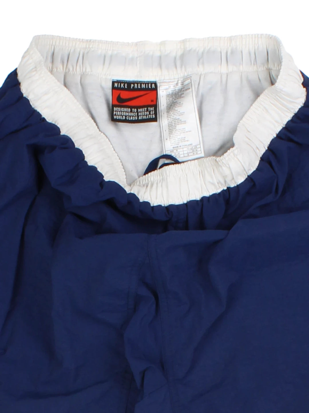 Nike Navy Embroidered Logo Shorts (Size M)
