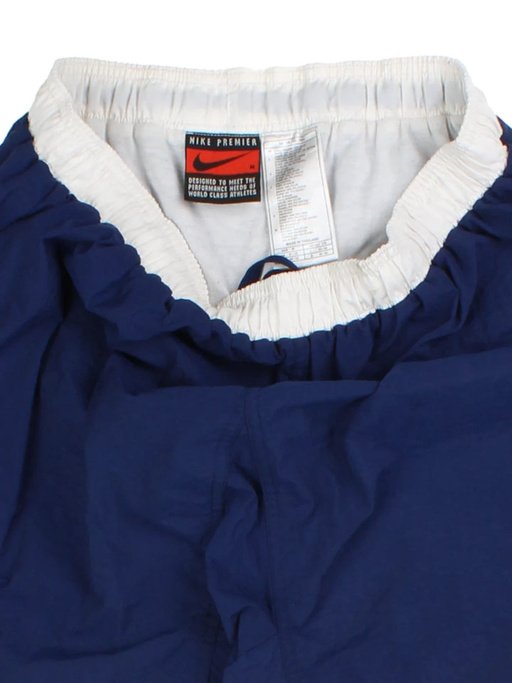 Nike Navy Embroidered Logo Shorts (Size M)