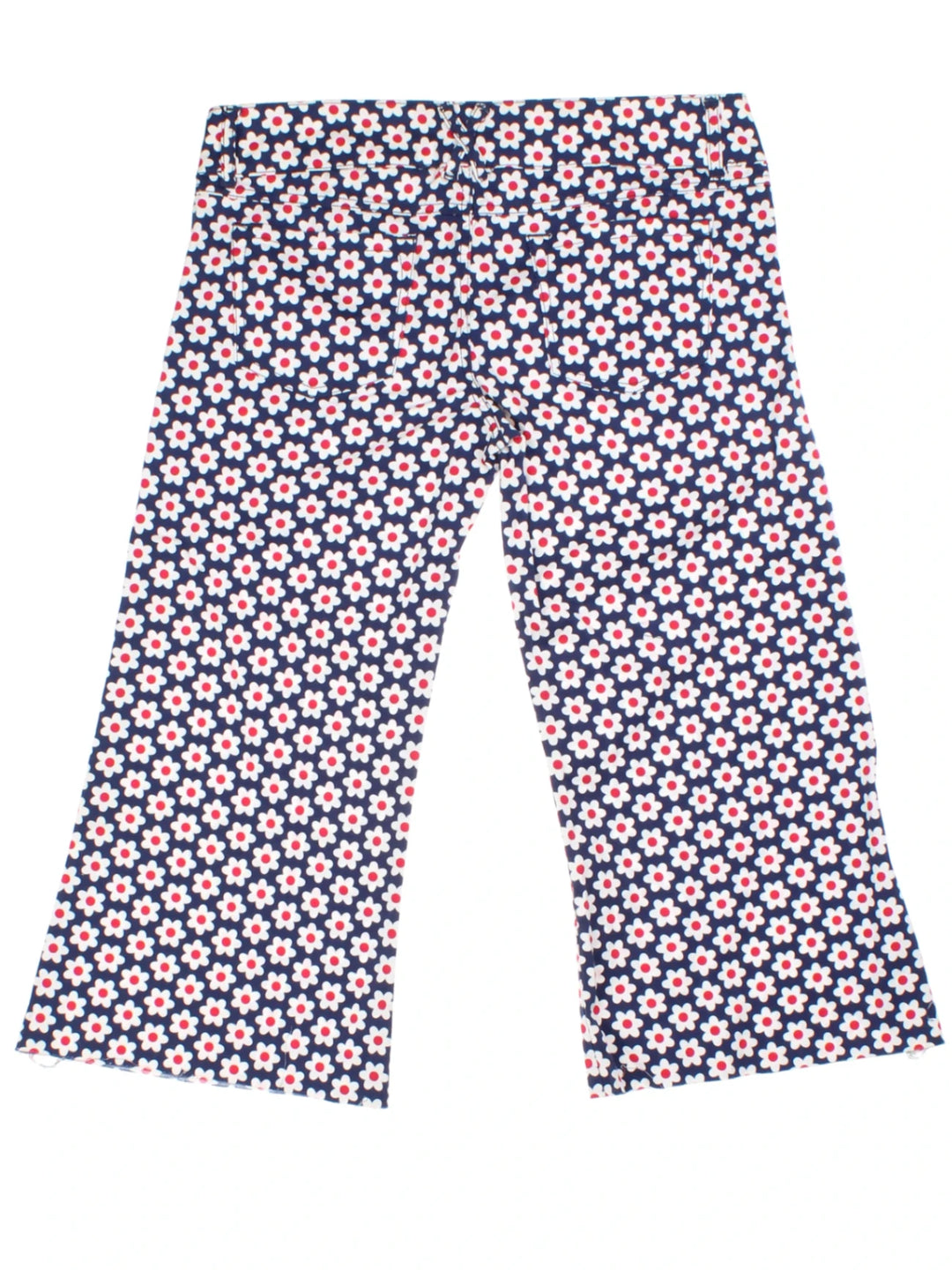 Y2K Love Moschino Floral Capri Trousers (Size M)
