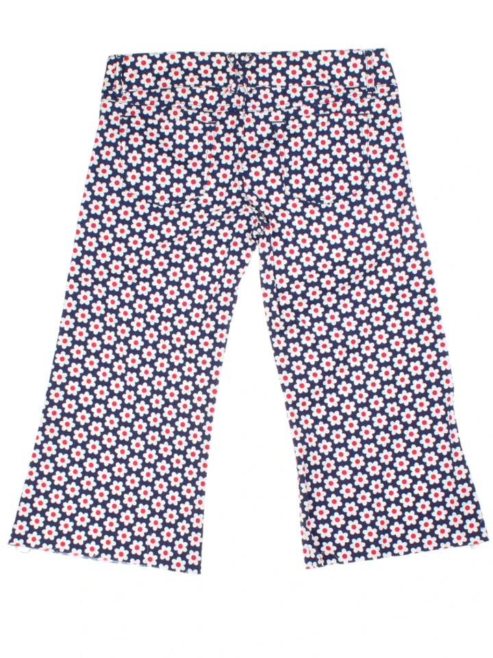 Y2K Love Moschino Floral Capri Trousers (Size M)