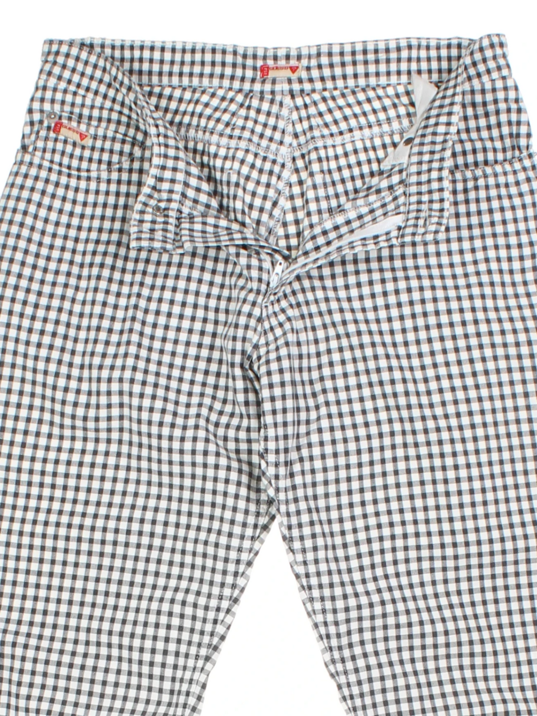 Y2K Guess Gingham Capri Trousers (Size S)