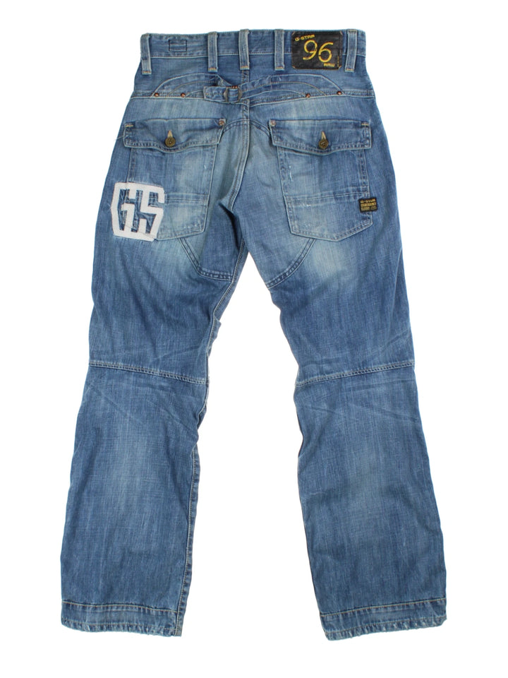 00's G-Star Raw Double Faced Knee Jeans (Size M)