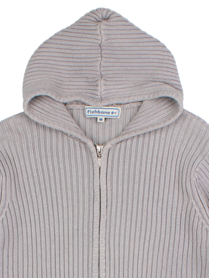 Y2K Knit Hooded Cardigan (Size M)