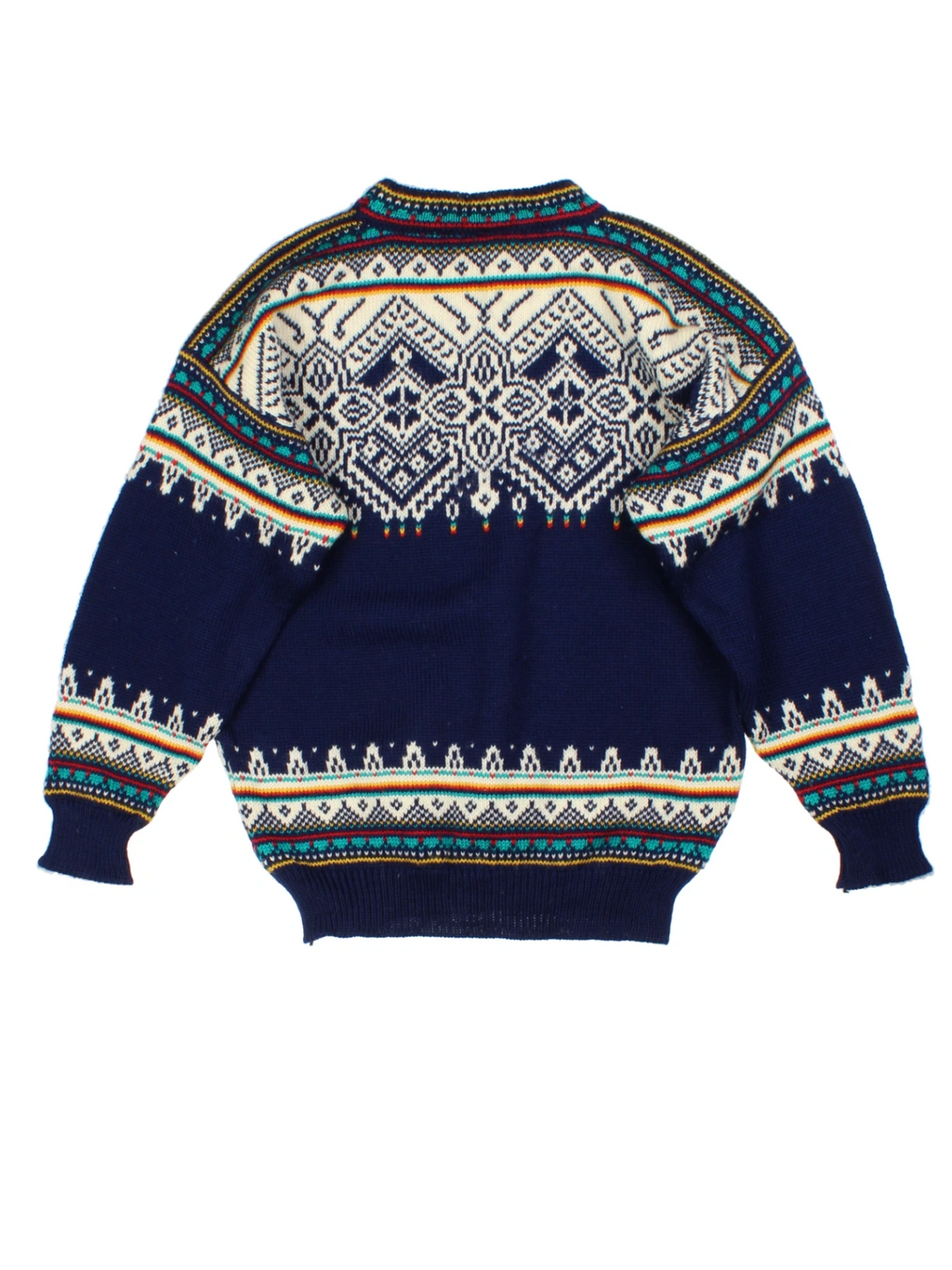 Dale Of Norway Blue Fair Isle Jumper (Size M)