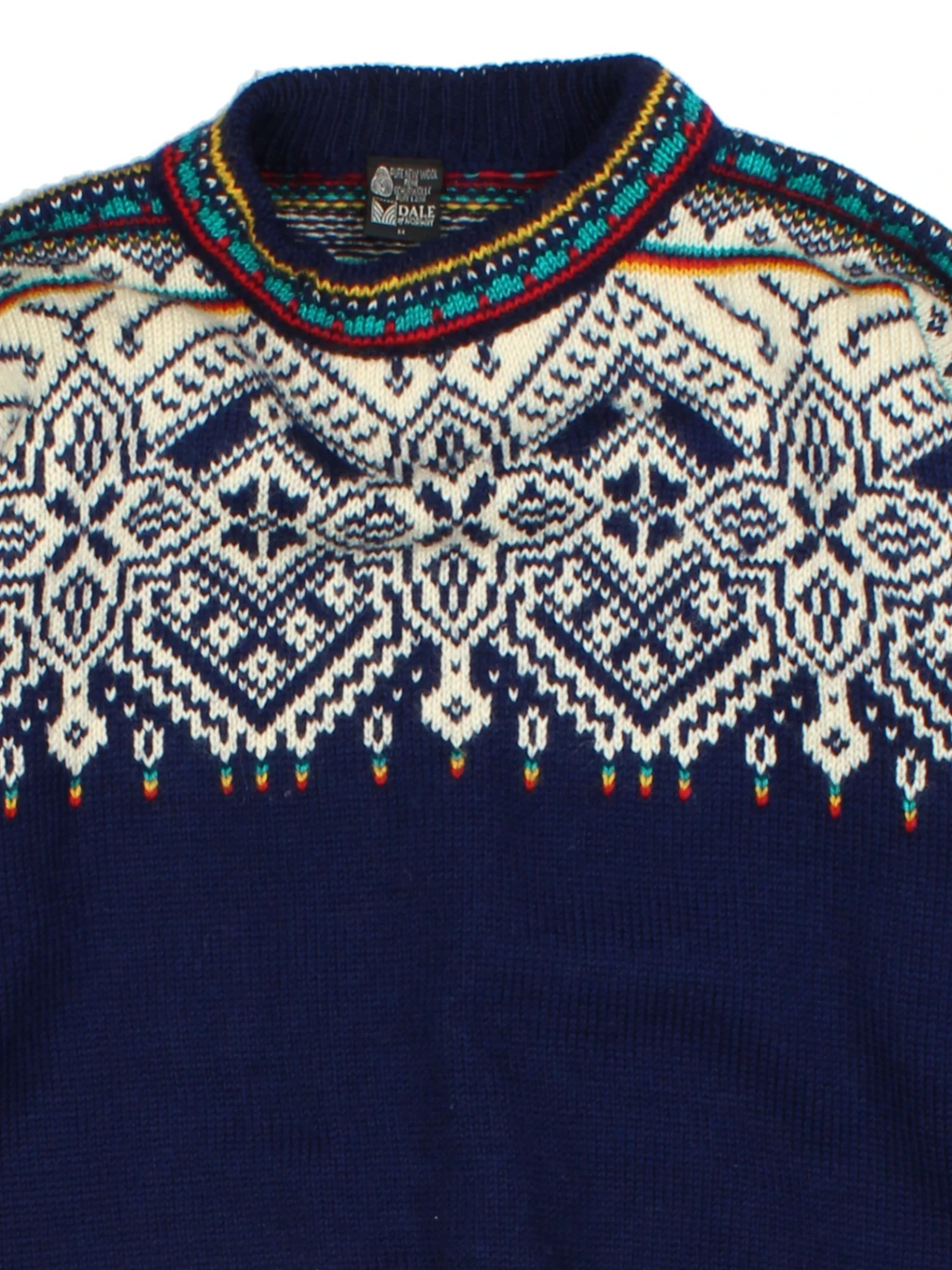 Dale Of Norway Blue Fair Isle Jumper (Size M)