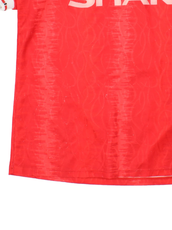90–92 Adidas Manchester United Home Football Shirt (Size S)