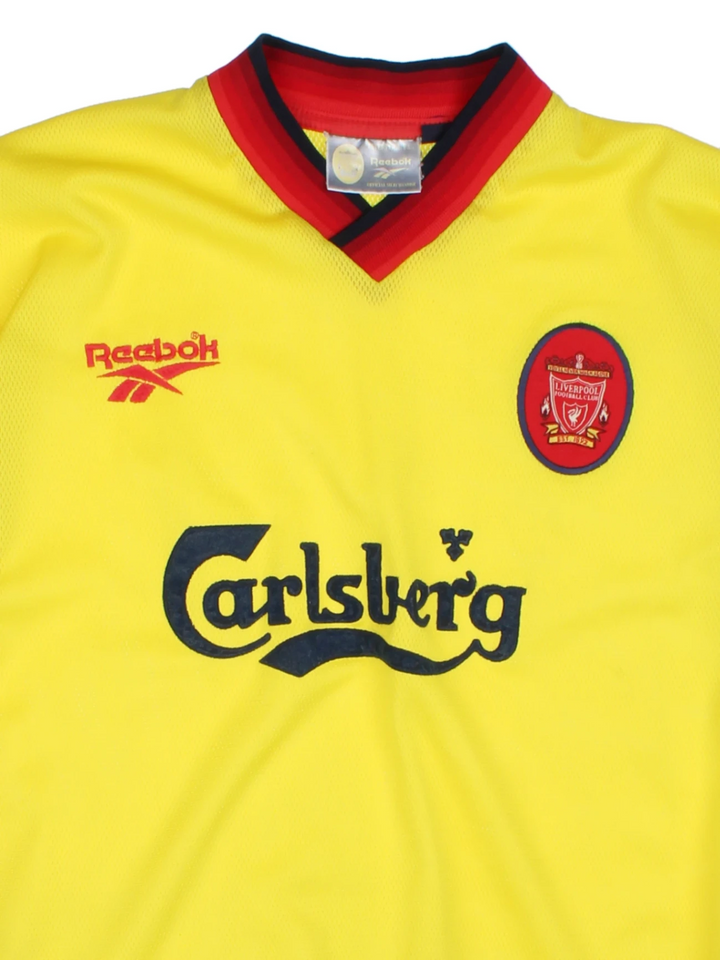 97/99 Reebok Liverpool F.C. Away Football Shirt (Size M)