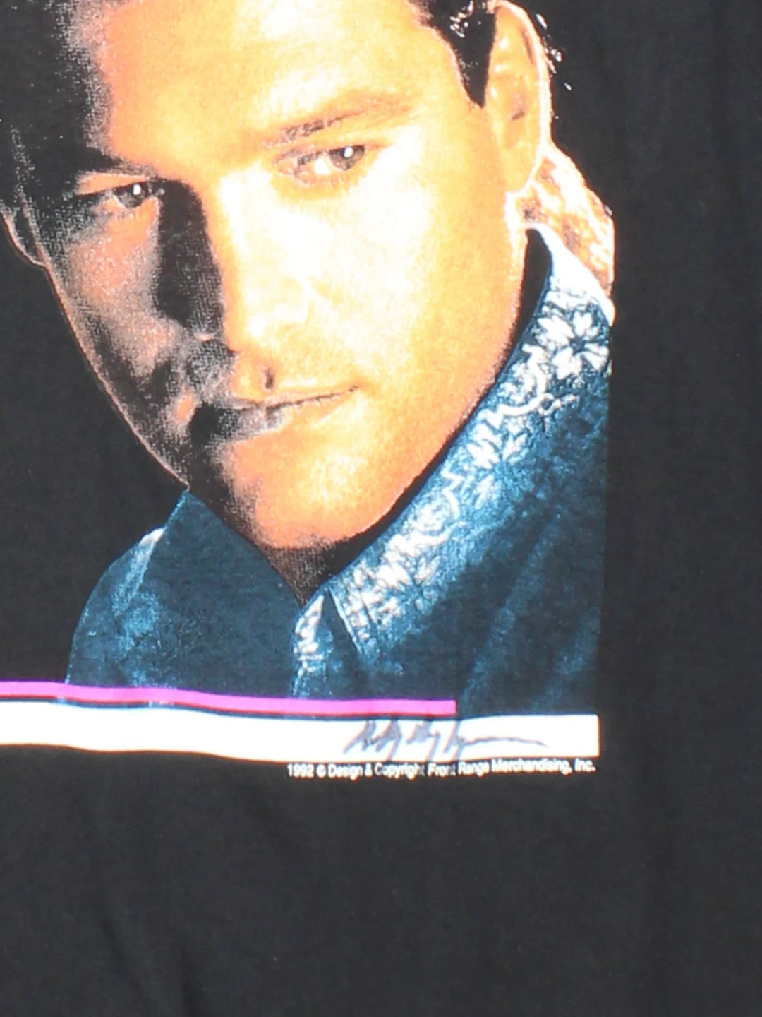 92 Billy Ray Cyrus Signed Tour T-Shirt (Size M)