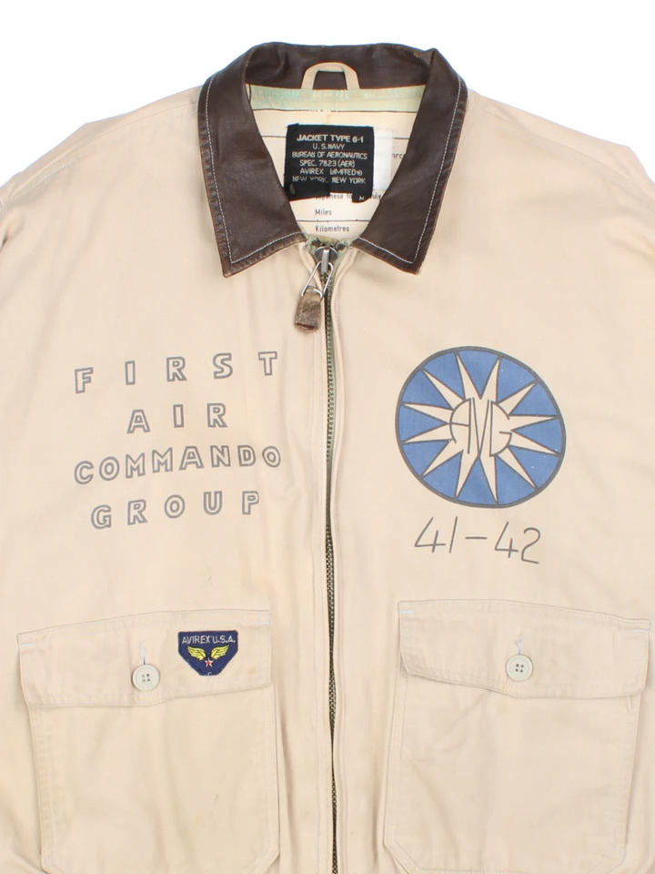 Avirex G-1 Flight Jacket: First Air Commando AVG 1941 (Size L)