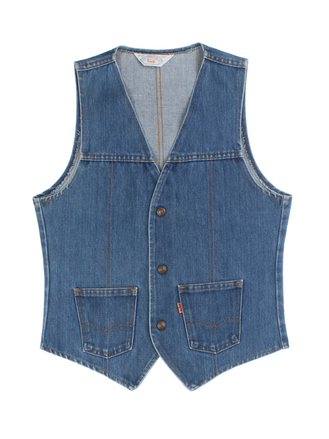 Levi Strauss Blue Denim Vest (Size M)