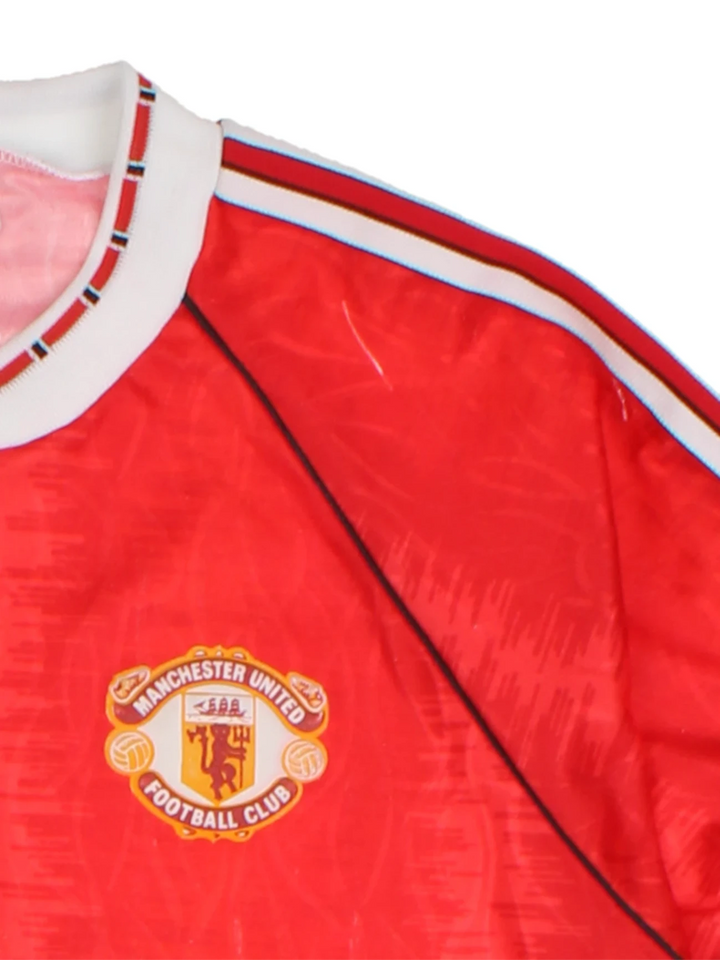 88/90 Adidas Manchester United Home Football Shirt (Size S)
