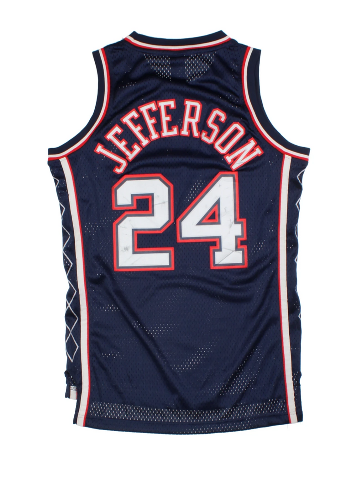Adidas New Jersey Nets Throwback NBA Jersey (Size M)