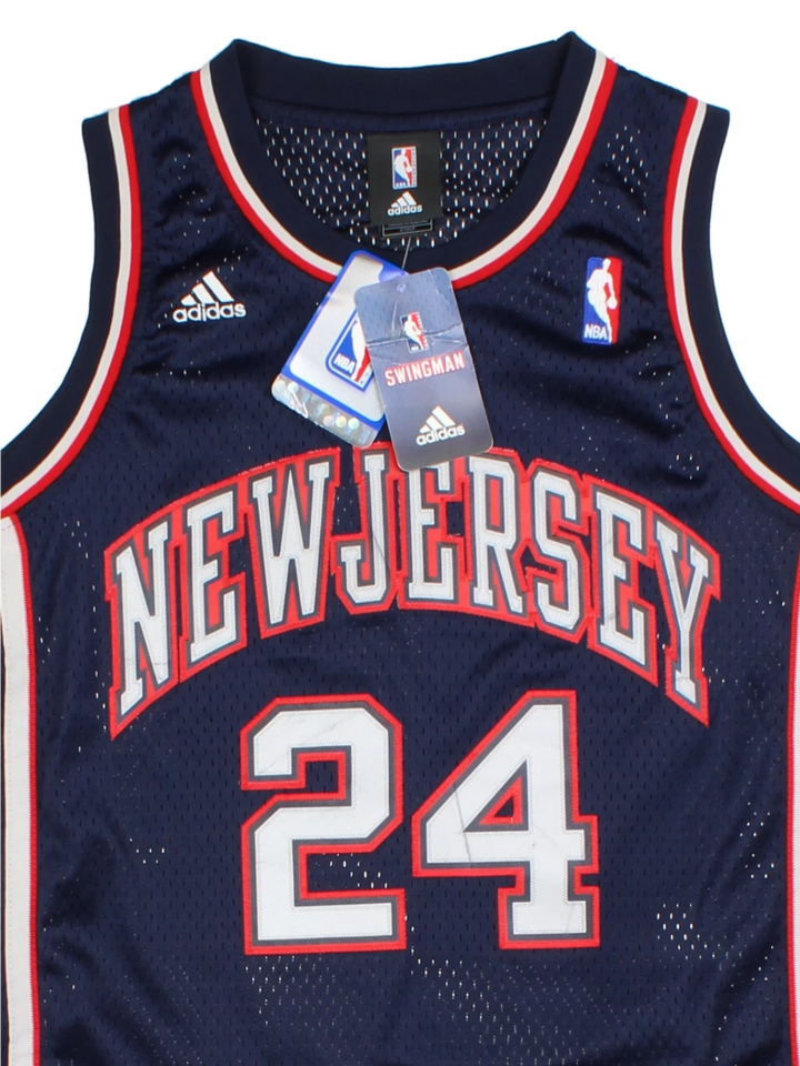 Adidas New Jersey Nets Throwback NBA Jersey (Size M)