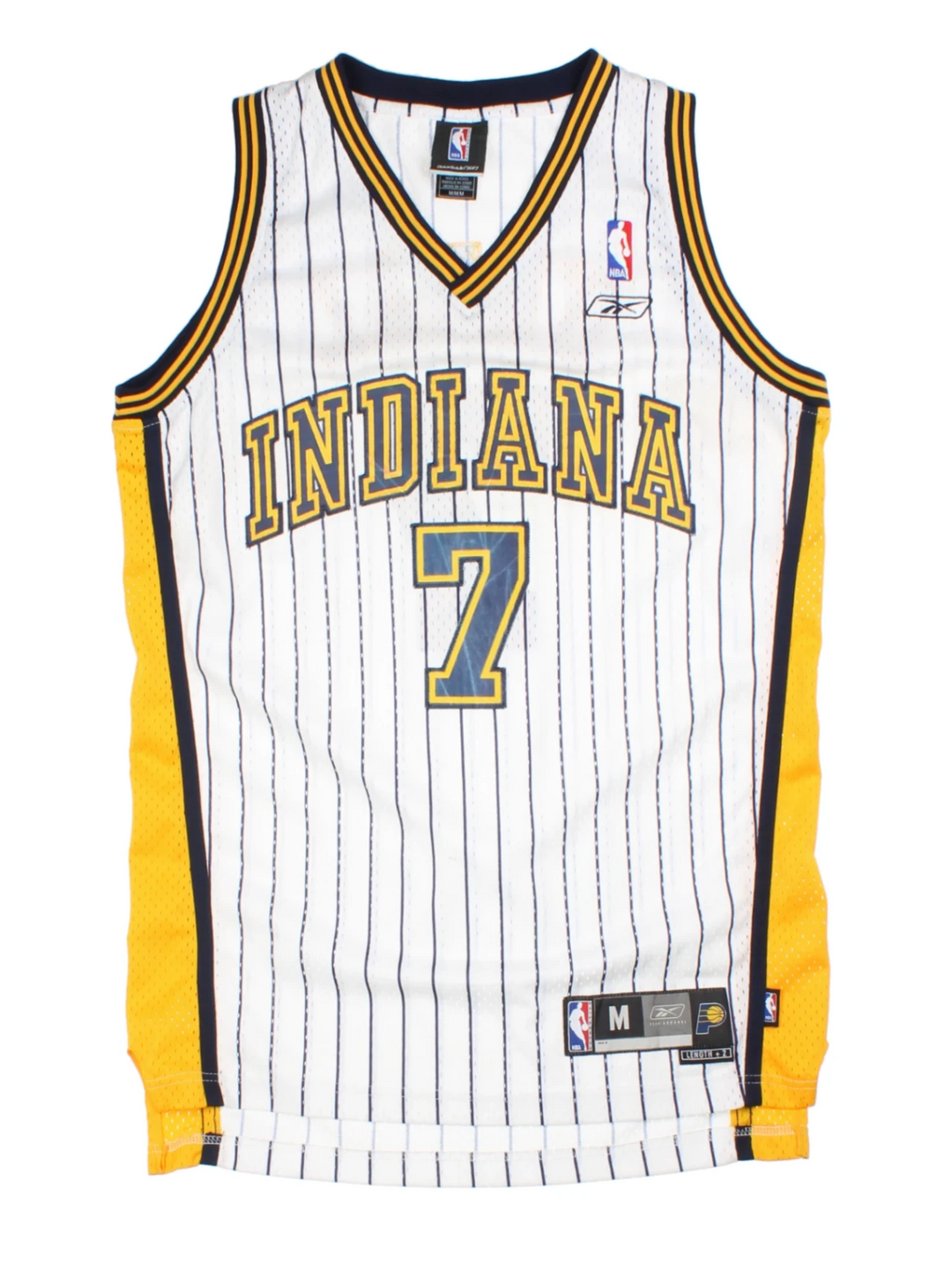 00's Reebok Indiana Pacers NBA Home Jersey (Size M)