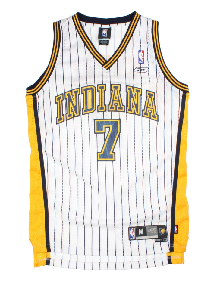 00's Reebok Indiana Pacers NBA Home Jersey (Size M)