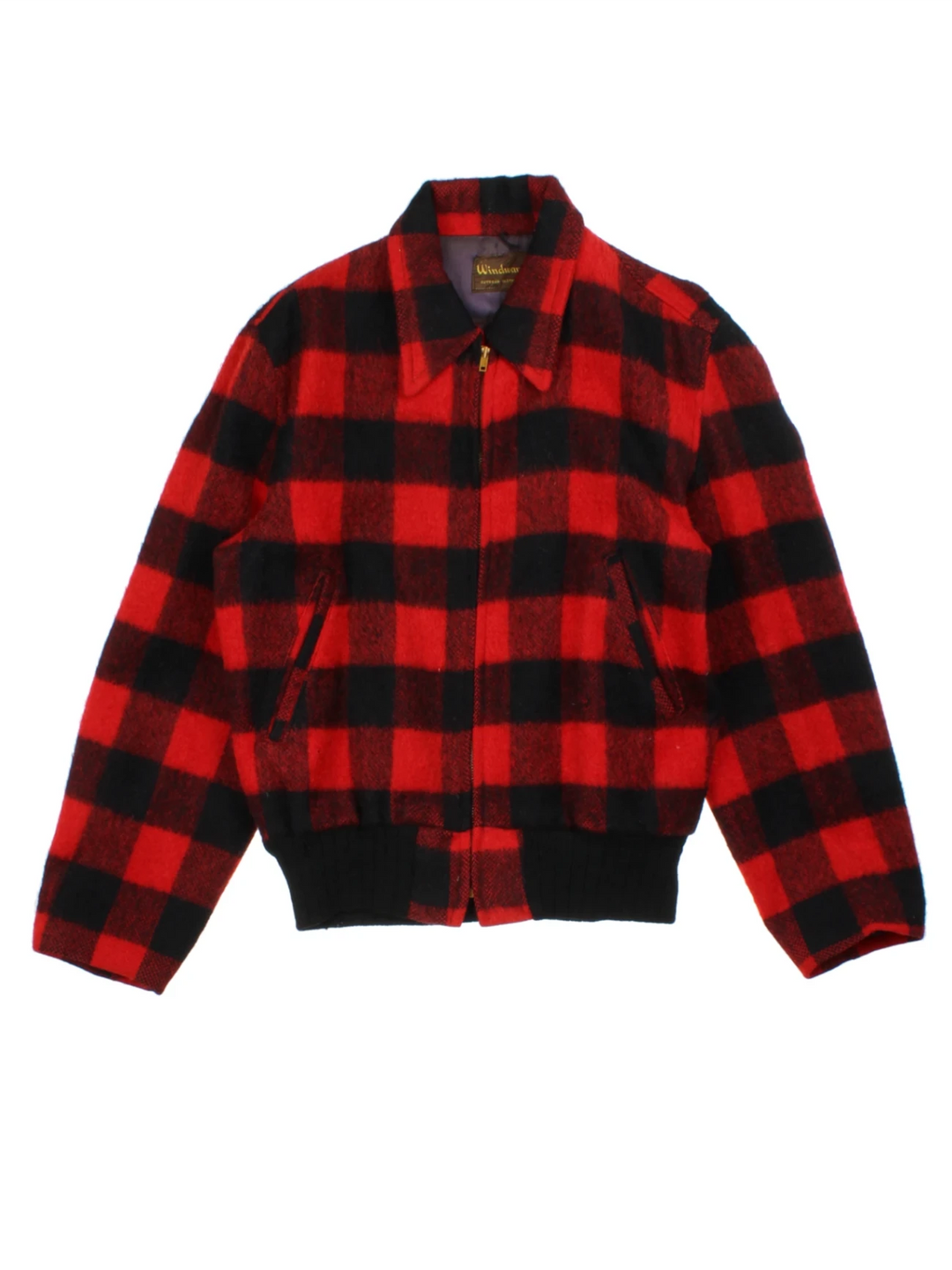 50's Winward Buffalo Check Bomber Jacket (Size S)