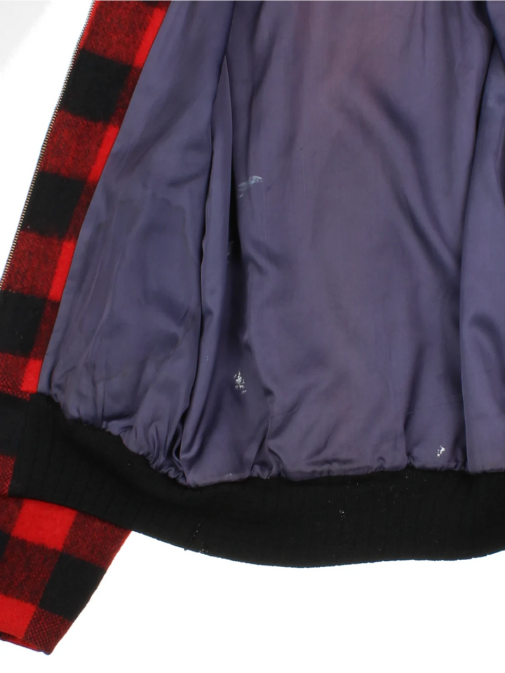 50's Winward Buffalo Check Bomber Jacket (Size S)