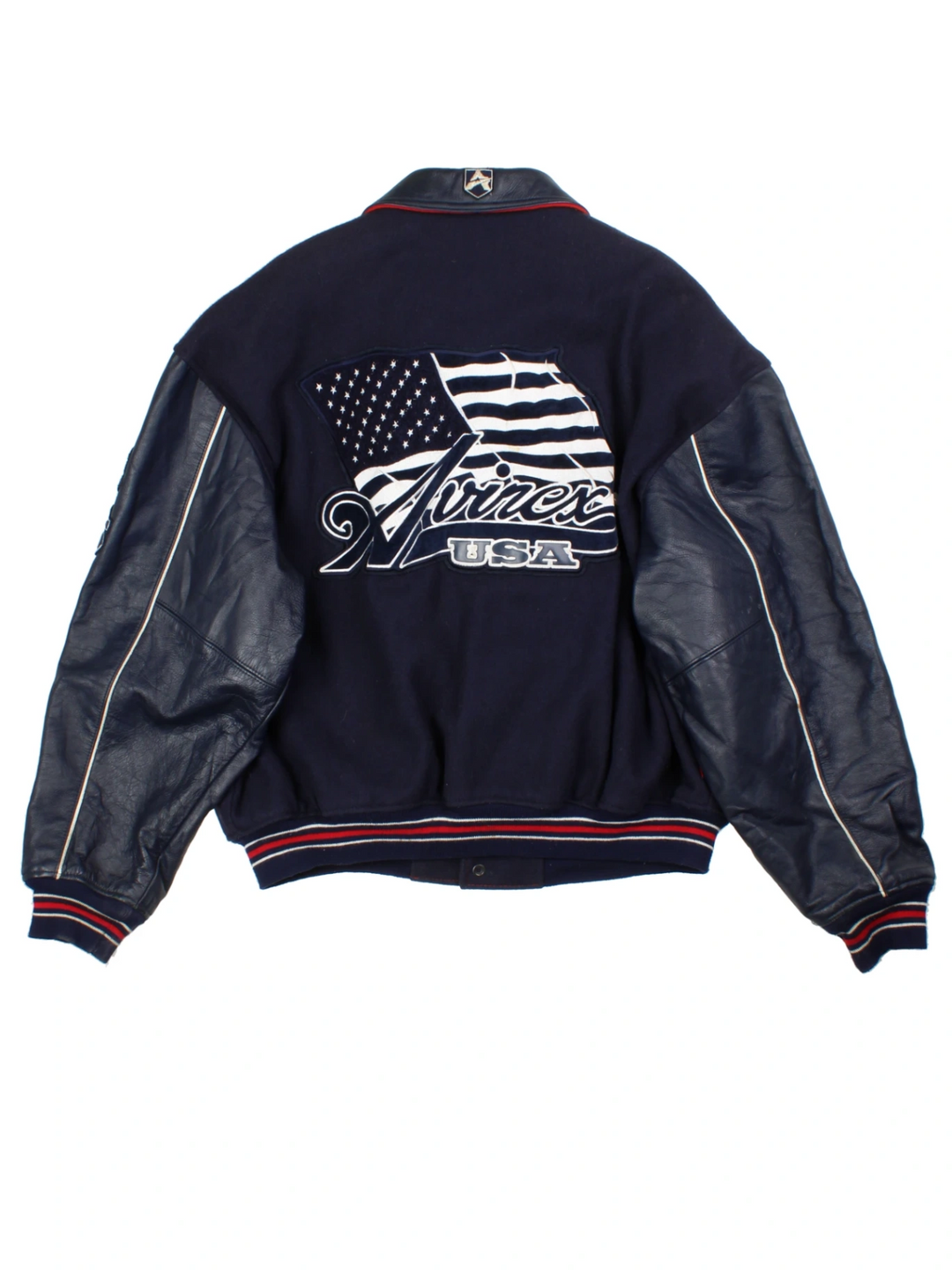 Avirex USA Navy Varsity Jacket (Size XXXXL)