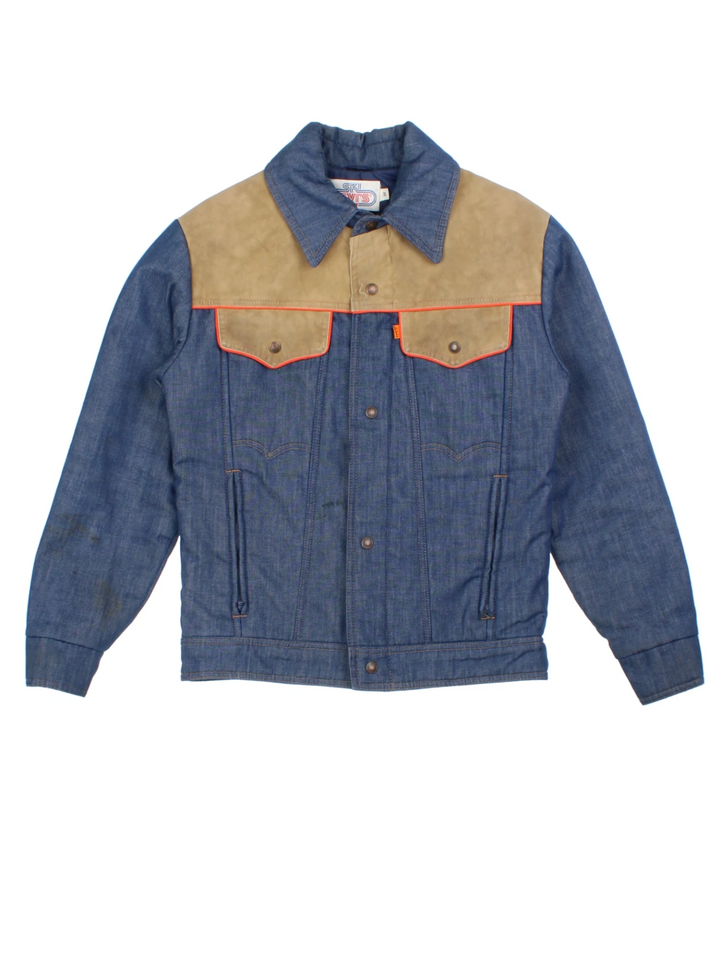 Levi Strauss Blue Denim Ski Jacket (Size M)