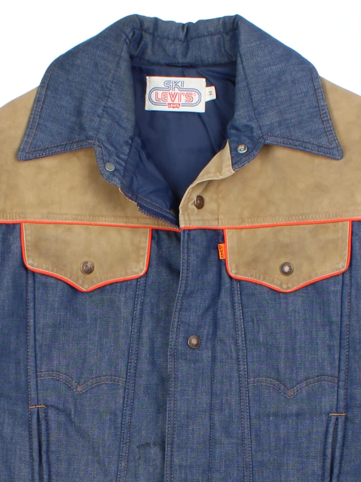 Levi Strauss Blue Denim Ski Jacket (Size M)