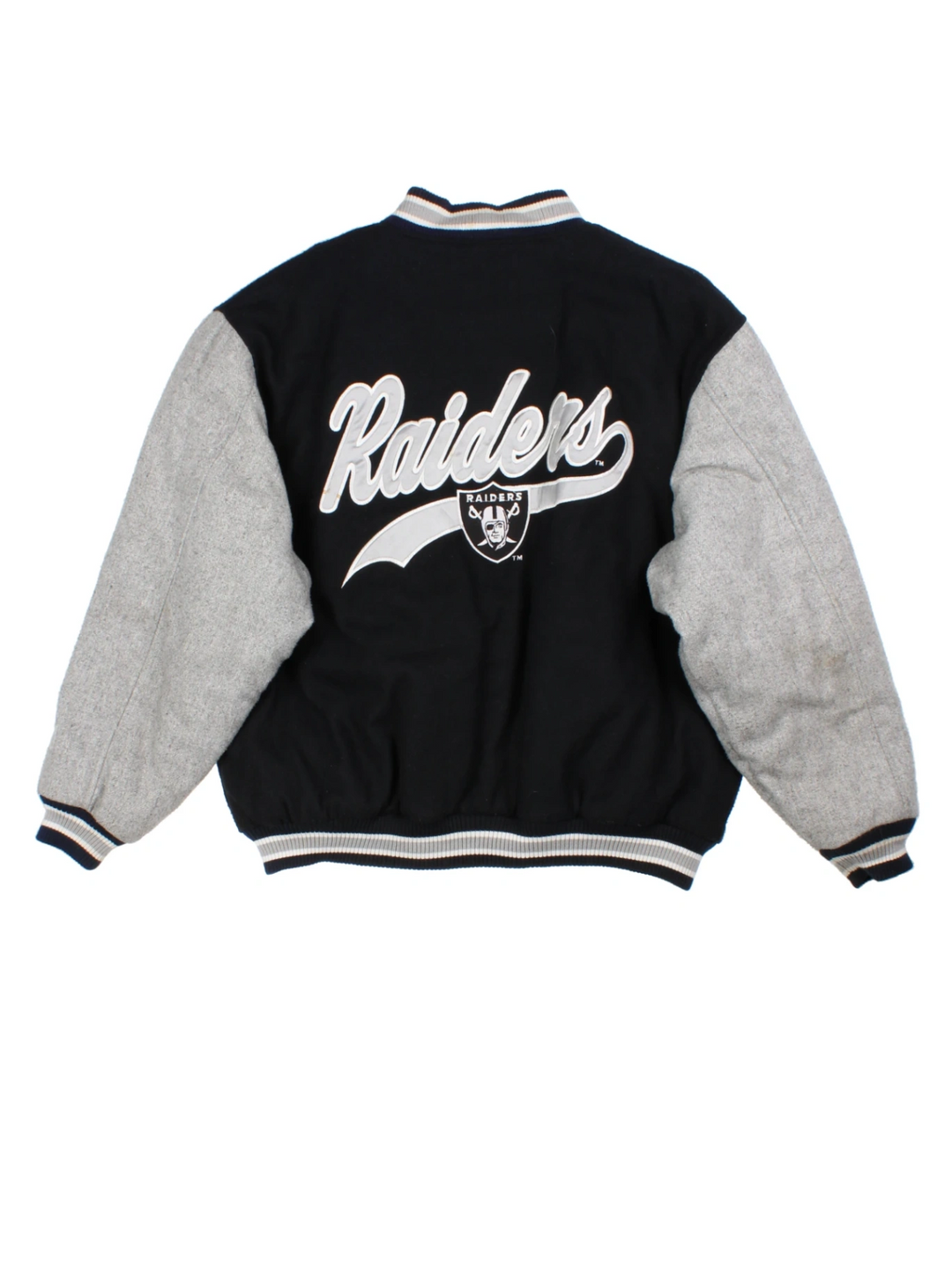 90's Oakland Raiders NFL Varsity Jacket (Size XL)