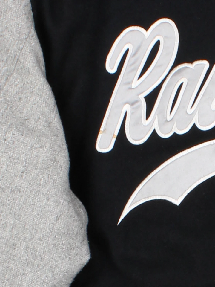 90's Oakland Raiders NFL Varsity Jacket (Size XL)