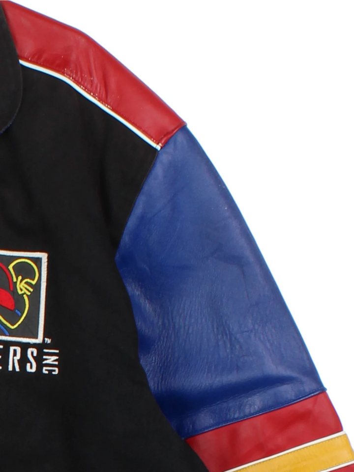 90s NFL Players Inc. Bomber Jacket By Jeff Hamilton (Size L)