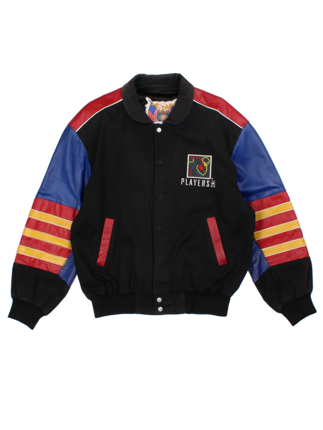 90s NFL Players Inc. Bomber Jacket By Jeff Hamilton (Size L)