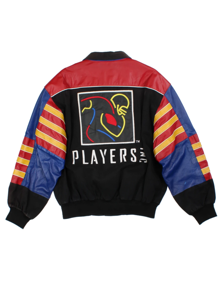 90s NFL Players Inc. Bomber Jacket By Jeff Hamilton (Size L)