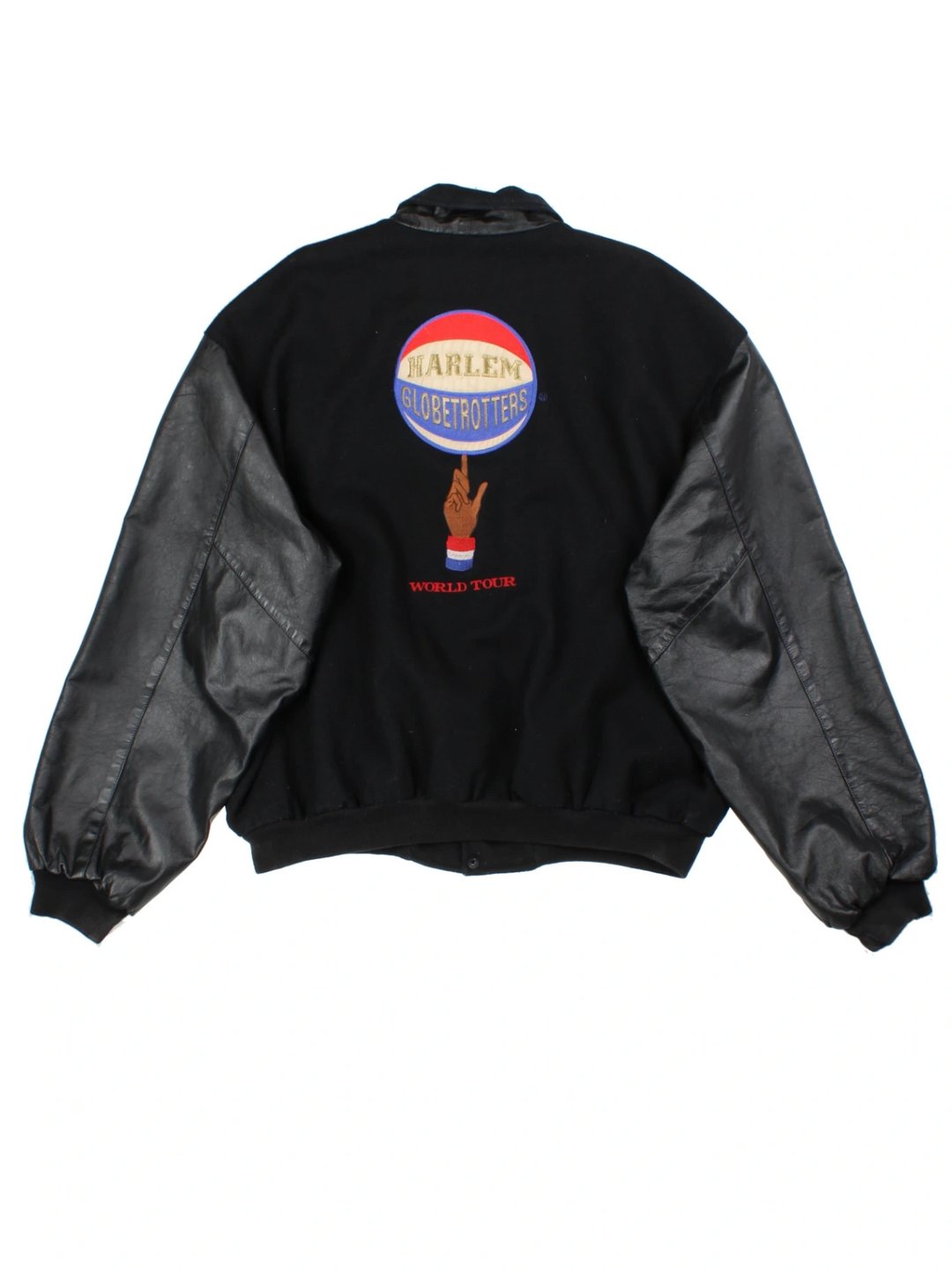 Harlem Globetrotters NBA Embroidered Wool Varsity Jacket (Size XXL)