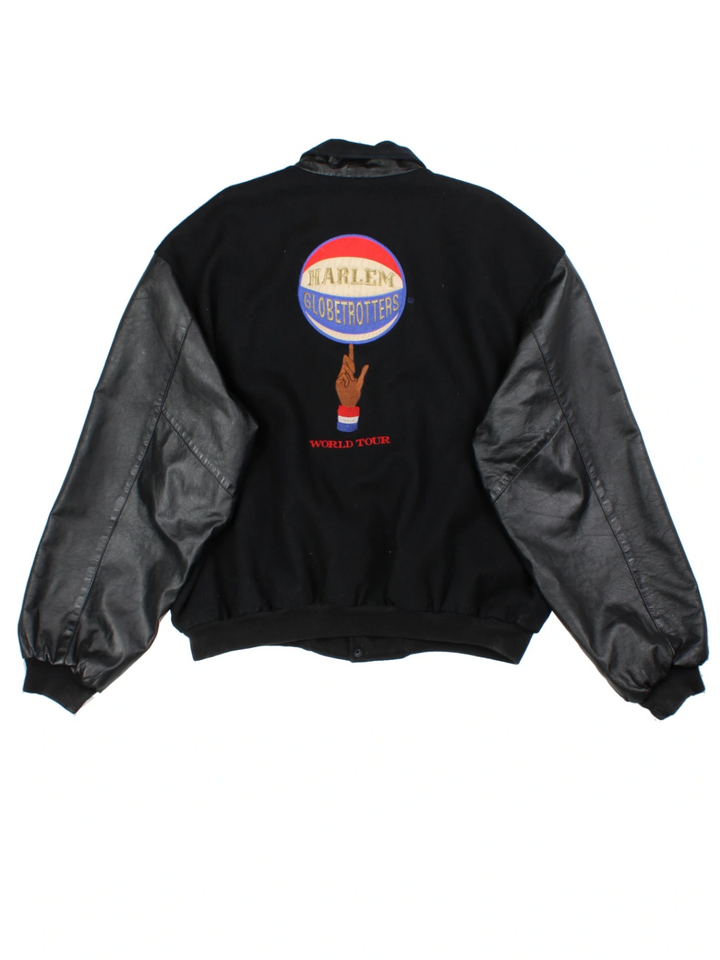 Harlem Globetrotters NBA Embroidered Wool Varsity Jacket (Size XXL)