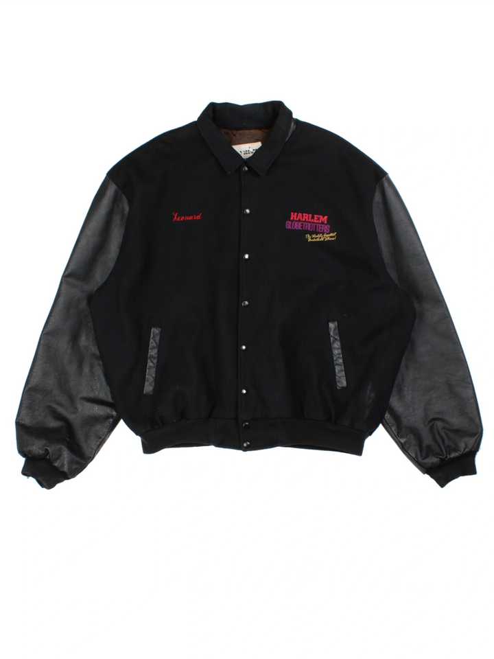 Harlem Globetrotters NBA Embroidered Wool Varsity Jacket (Size XXL)