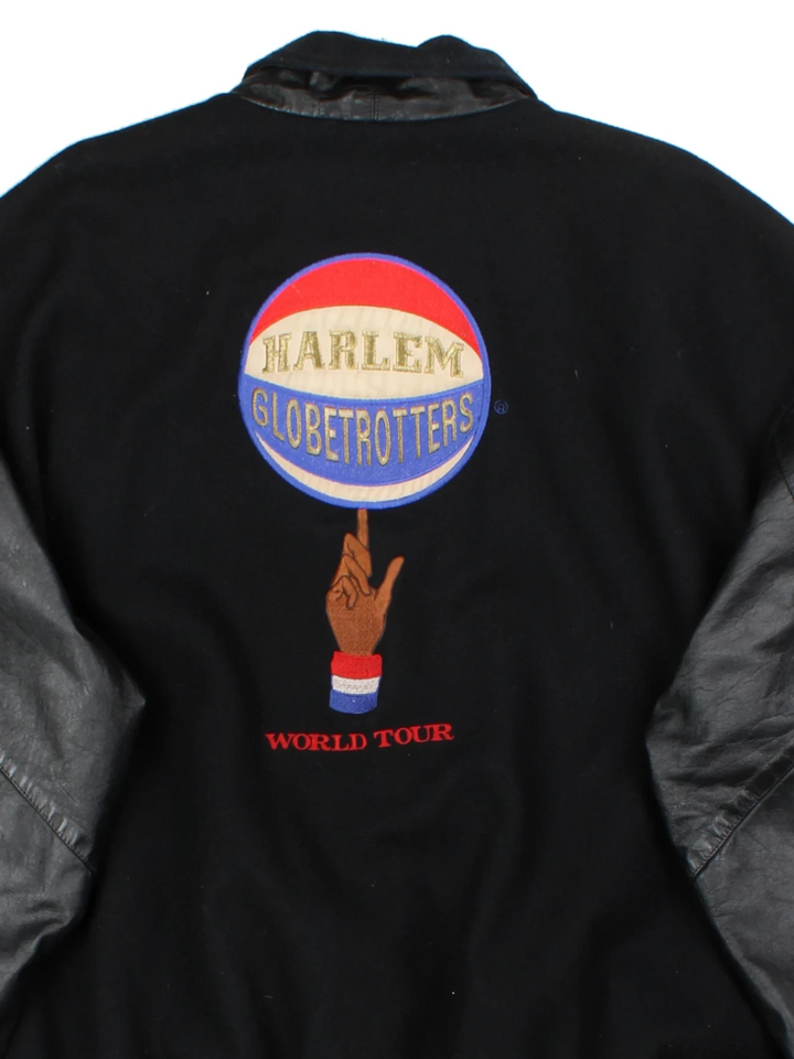 Harlem Globetrotters NBA Embroidered Wool Varsity Jacket (Size XXL)
