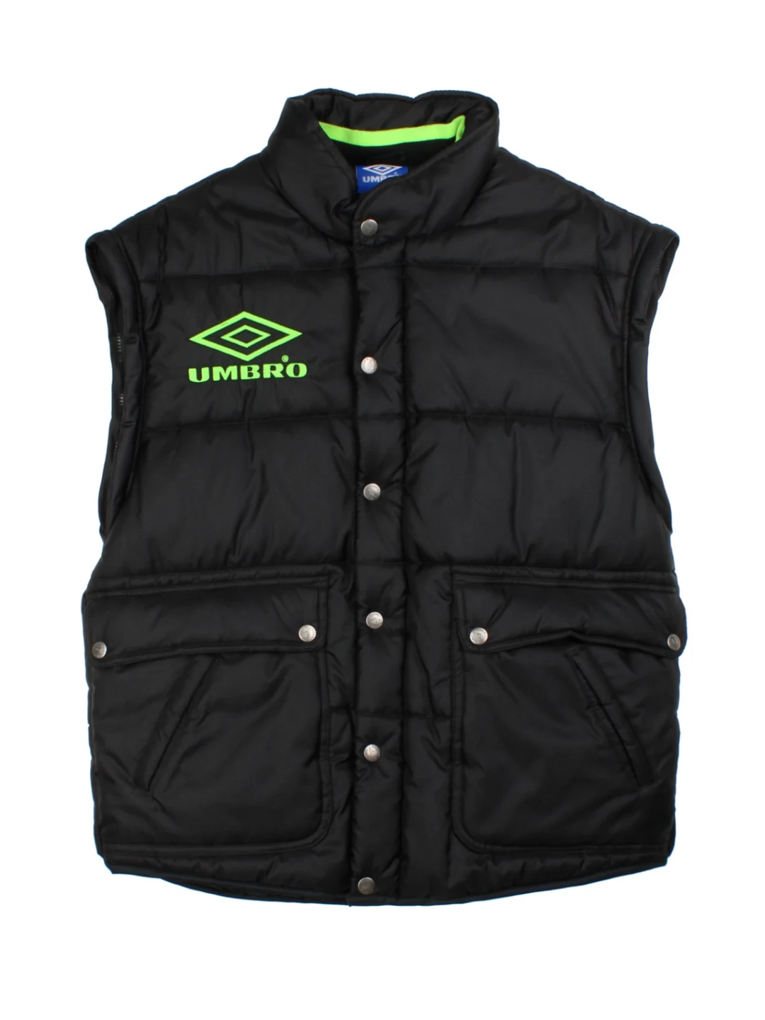 90's Umbro Training Puffer Jacket Detatcable Sleeves (Size M)