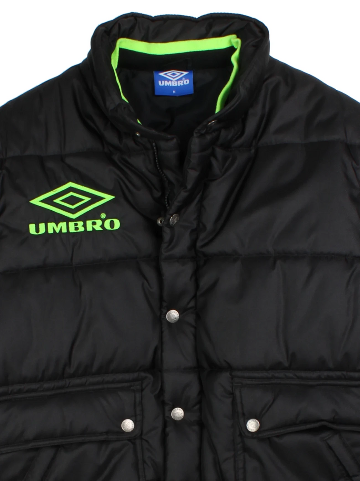 90's Umbro Training Puffer Jacket Detatcable Sleeves (Size M)