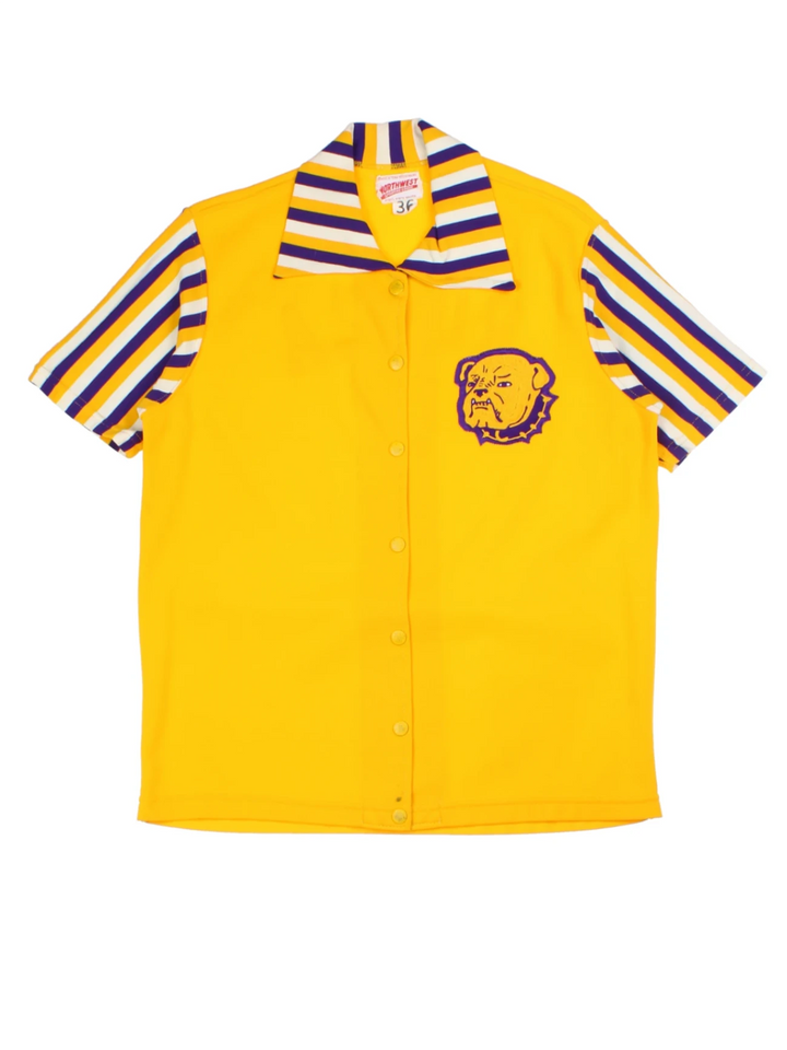 70's Rolla Yellow Bowling Shirt (Size S)
