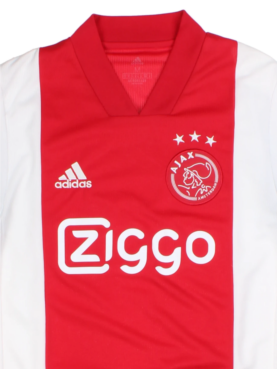 20/21 Adidas Red Ajax Amsterdam Home Football Shirt (Size M)