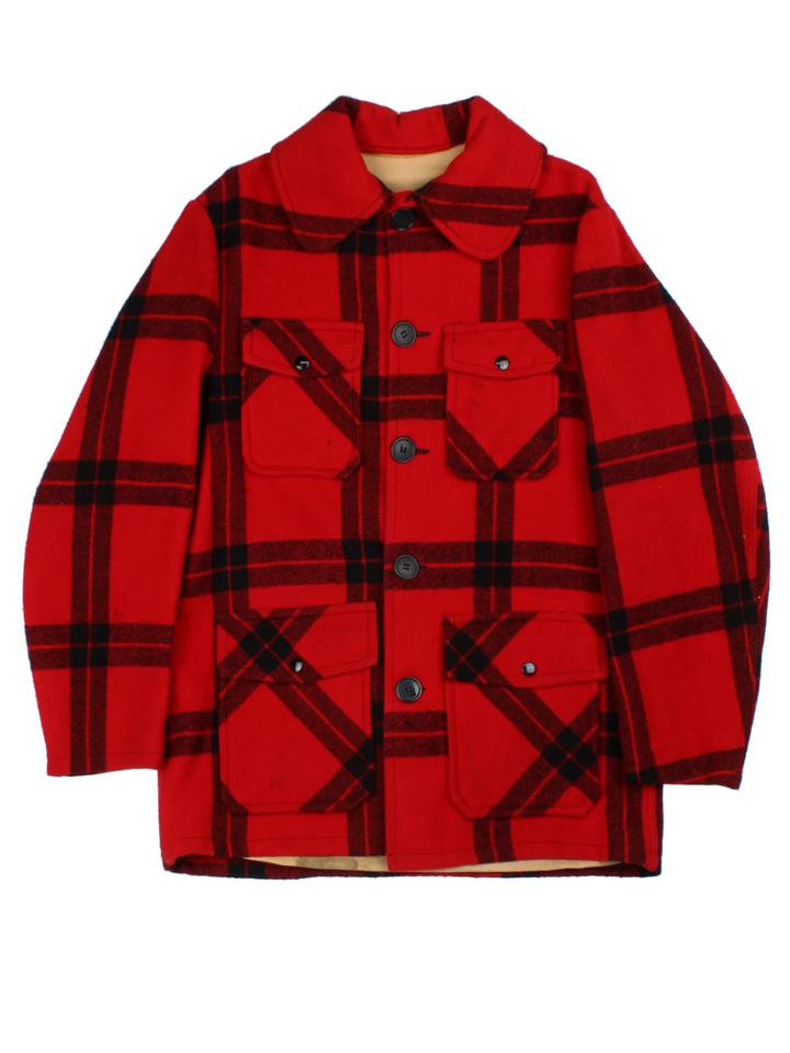 50s Carters Buffalo Check Hunting Jacket (Size M)