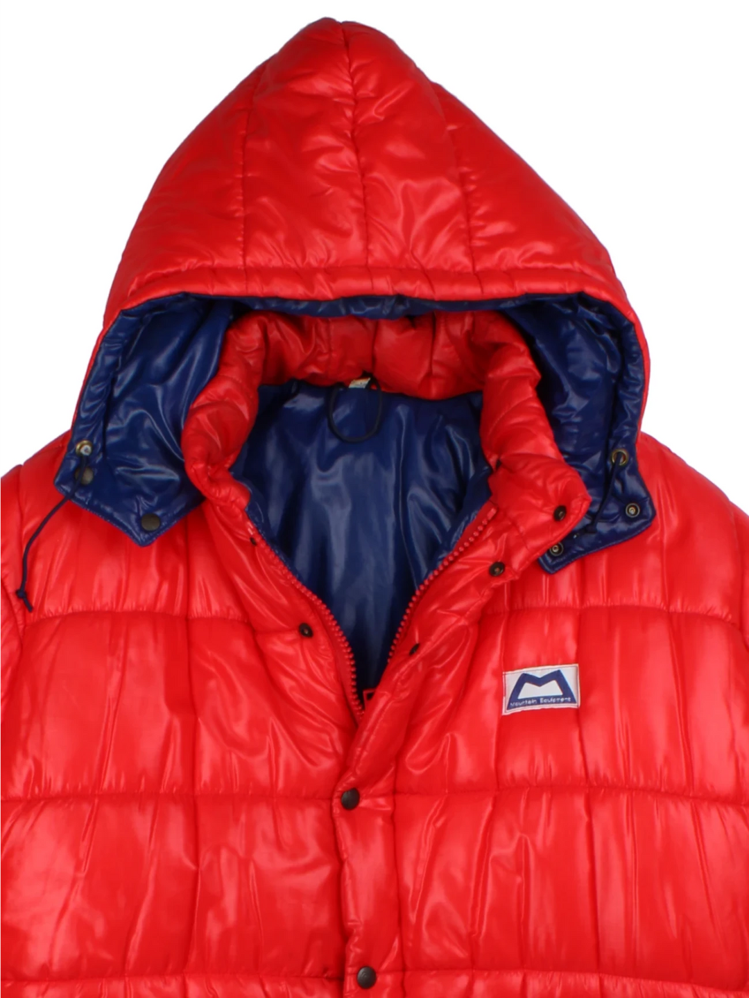 80s Mountain Equipment Cerro Torre Red Down Puffer Jacket (Size M)