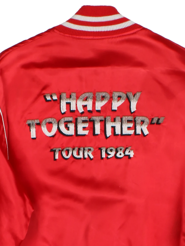 84 The Turtles Happy Together Tour Red Bomber Jacket (Size M)