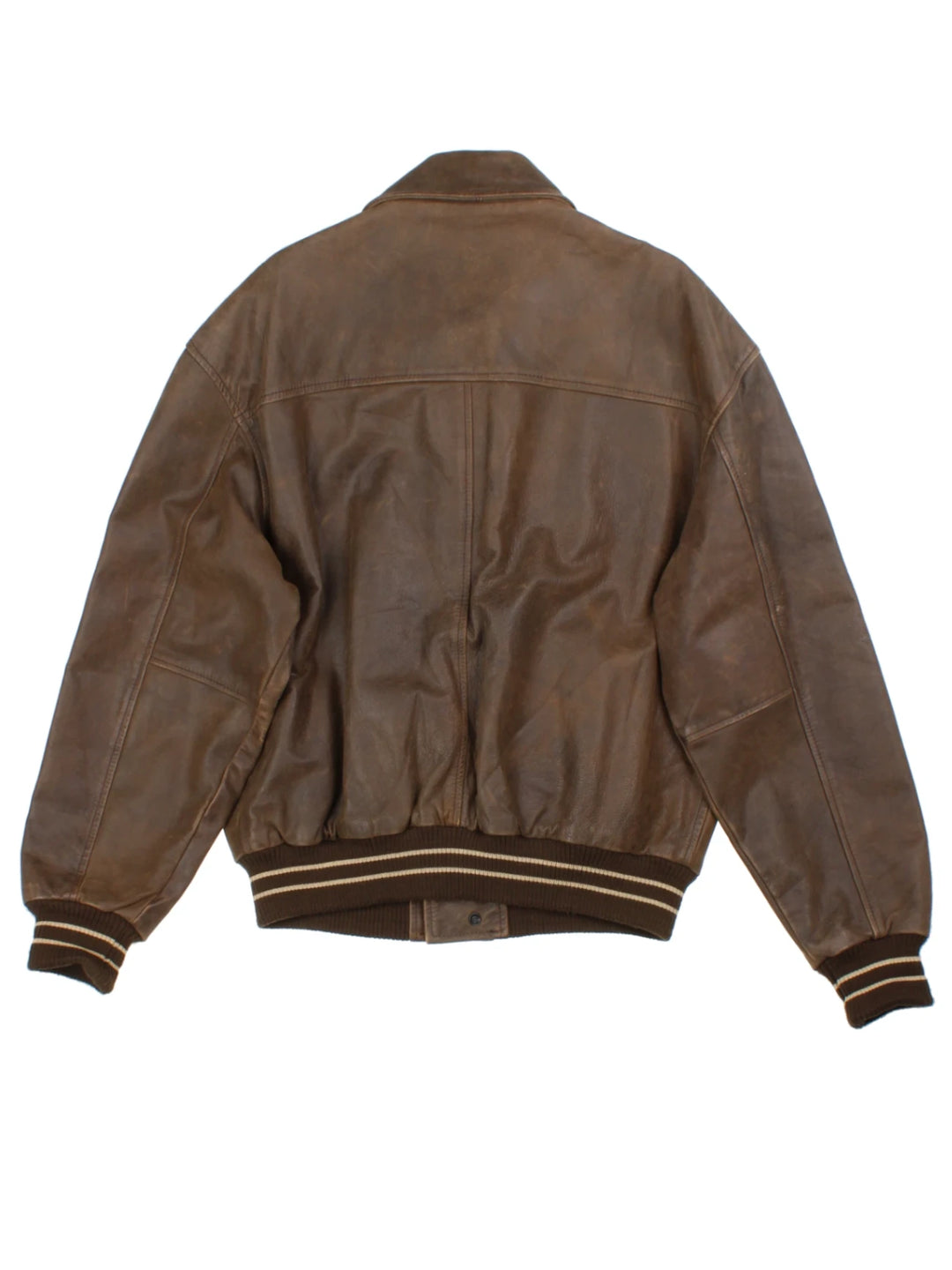 Mercedes-Benz Brown Leather Jacket (Size L)