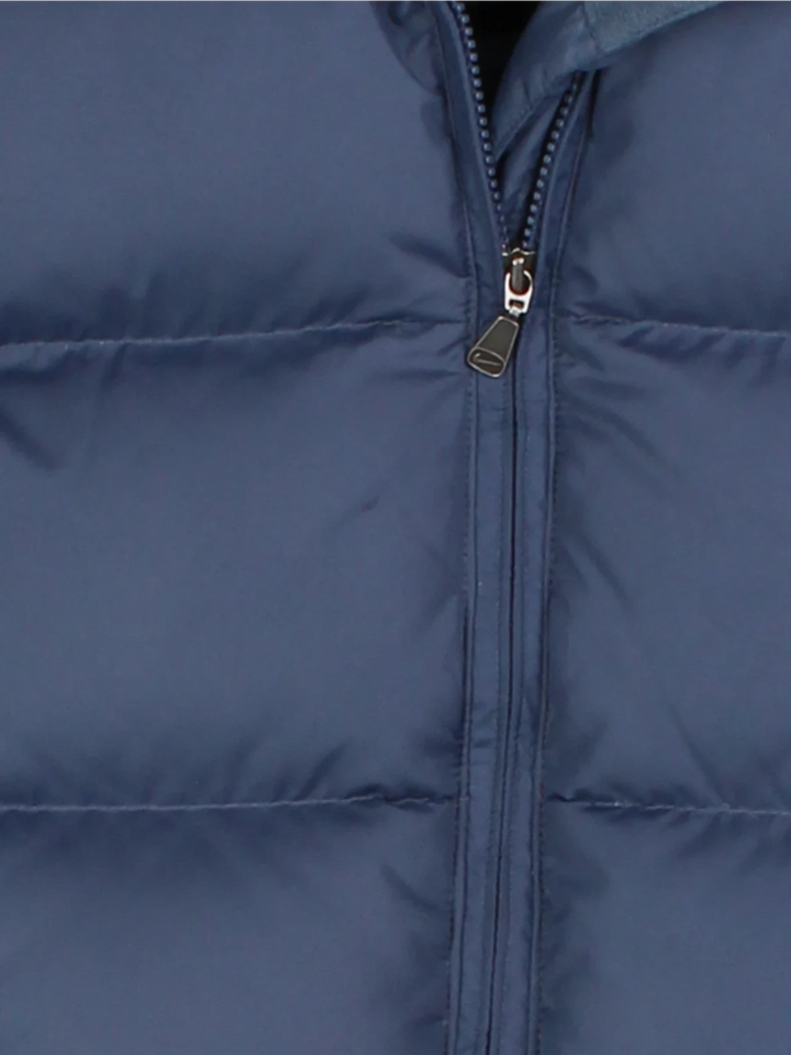 00's Nike Navy Insulated Padded Gilet (Size S)