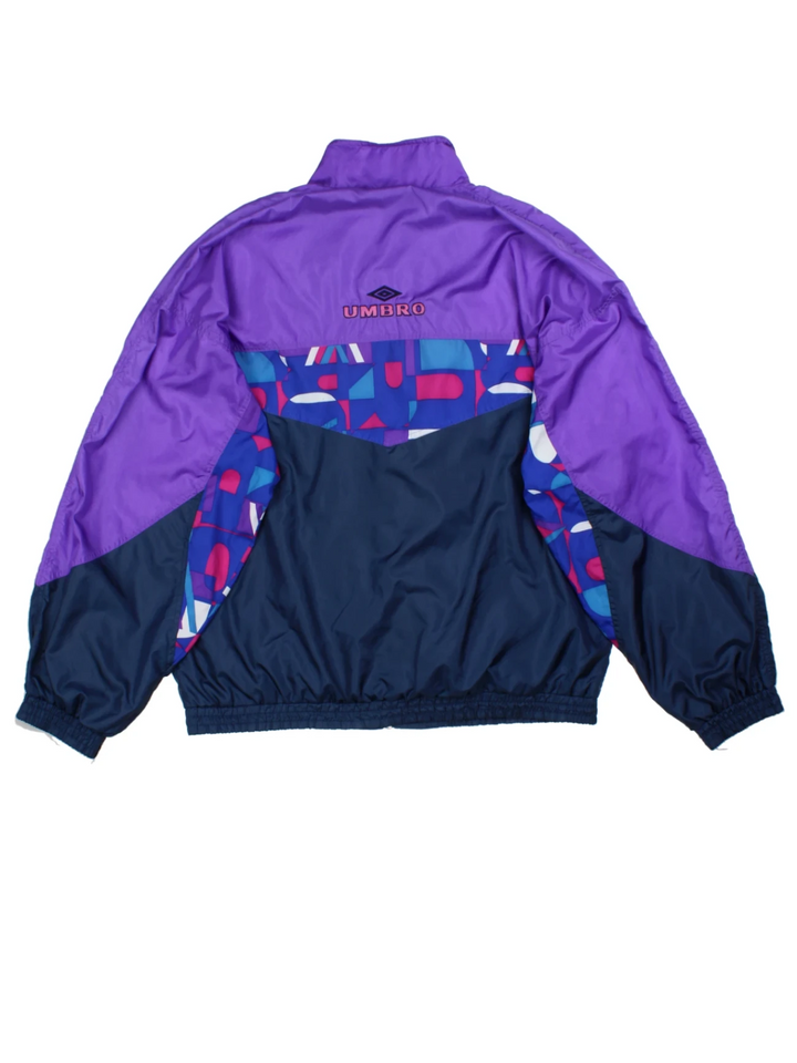 90s Umbro Colourblock Tracksuit Top (Size XXL)