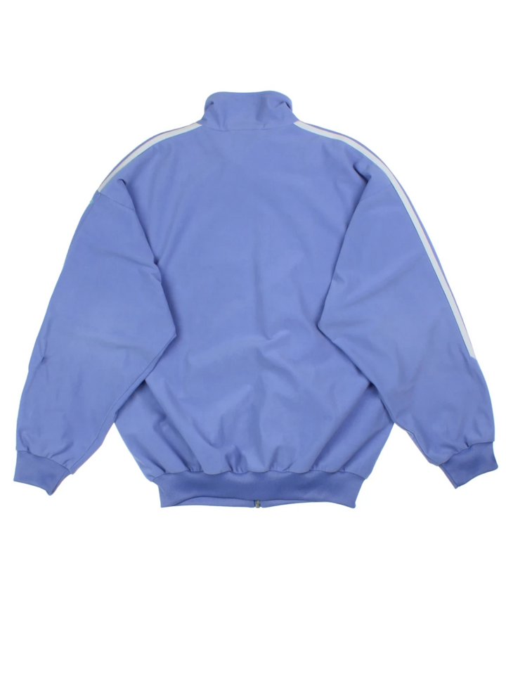 90's Adidas Blue Graphic Track Jacket (Size L)