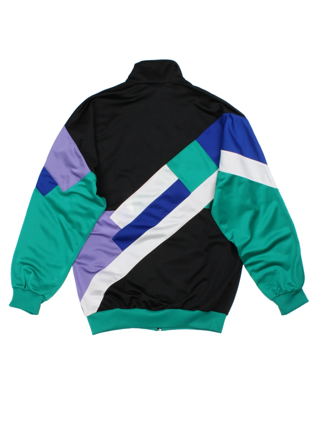 90's Adidas Multicolor Colorblock Logo Polyester Track Jacket (Size M)