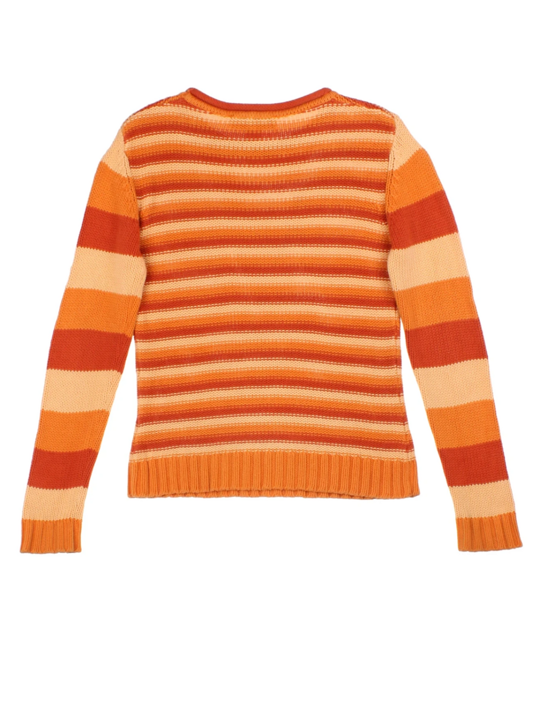 Y2K Orange Jumper (Size S)