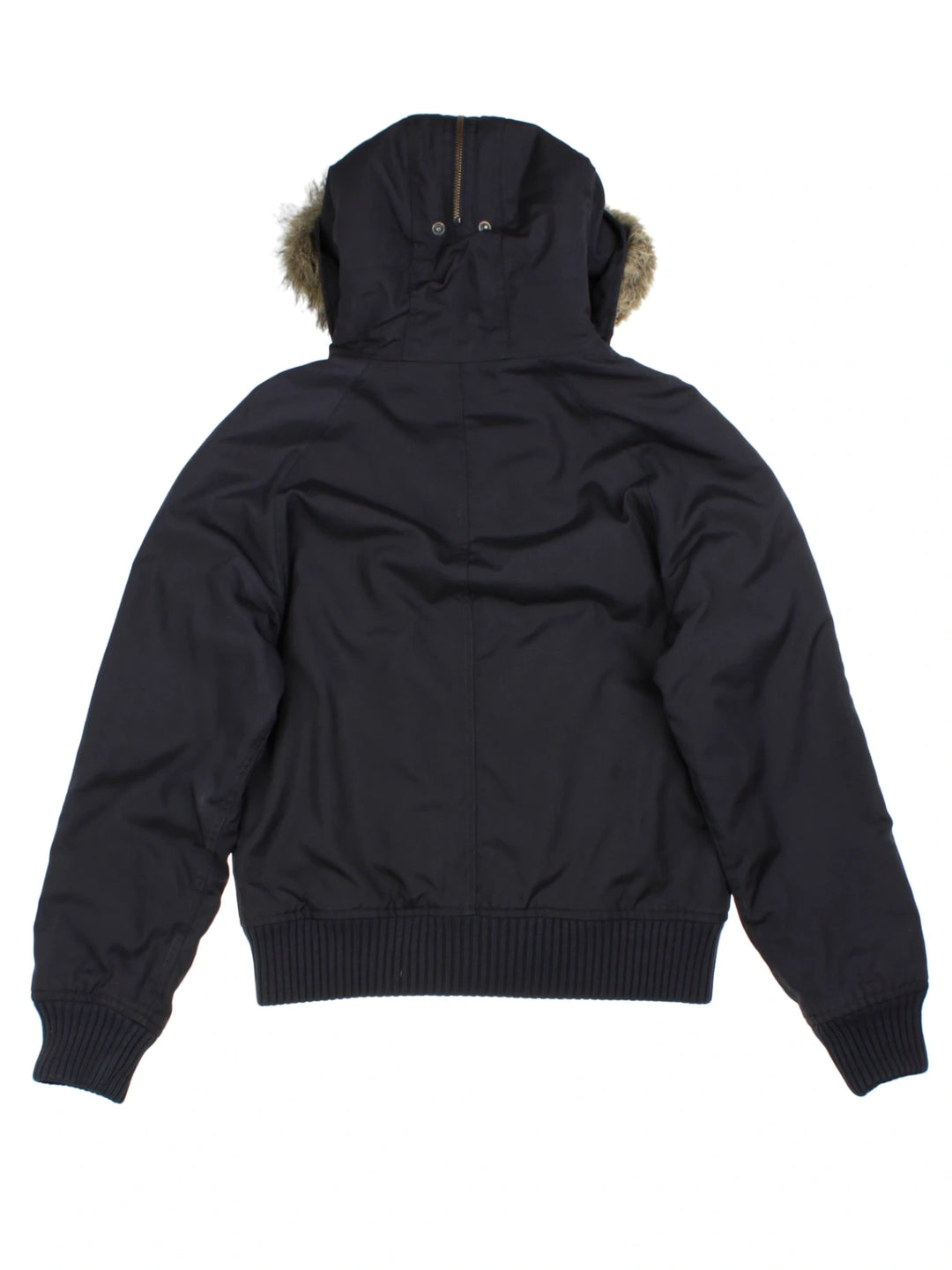 Woolrich Hooded Navy Parka (Size M)